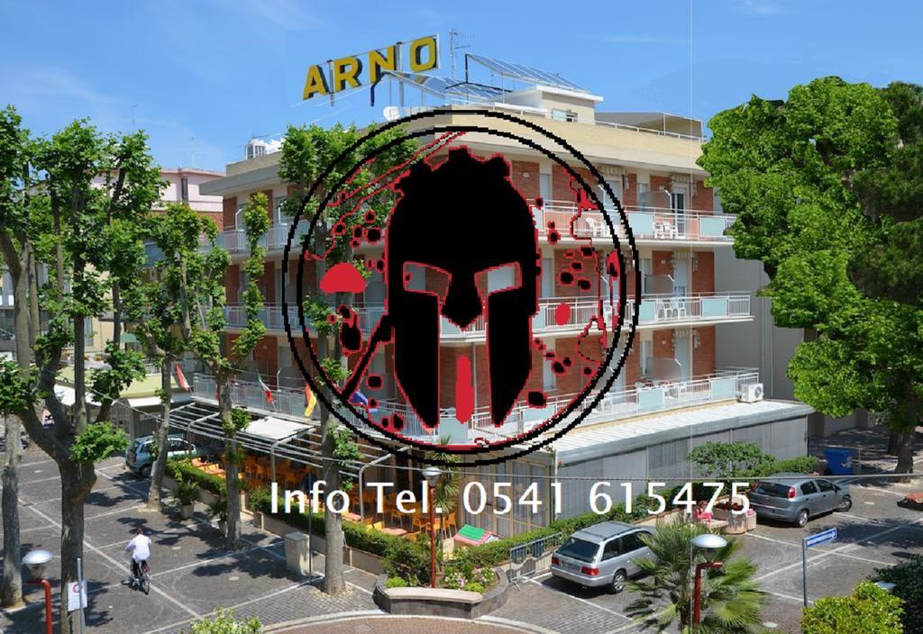 Hotel Arno Misano Adriatico Exterior foto